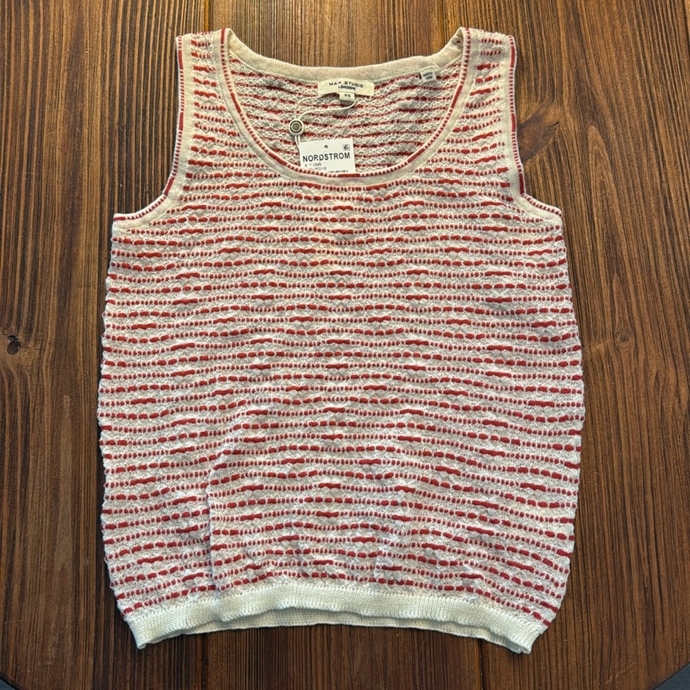 Max Studio Summer Knit Tank Top